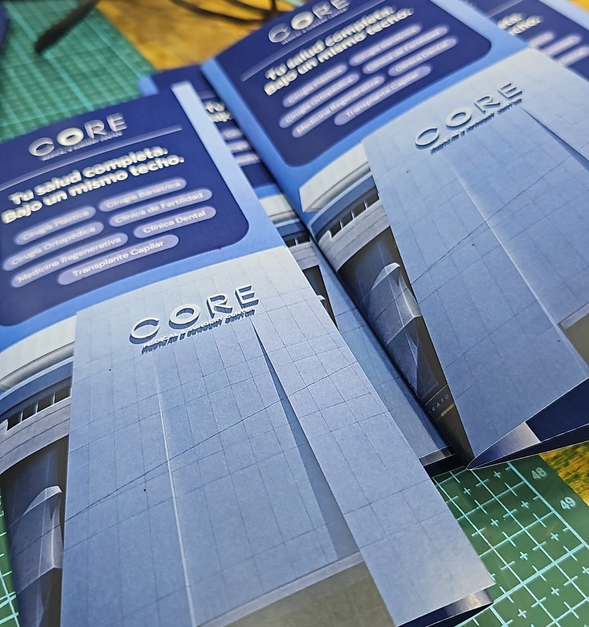 Folletos corporativos impresos
